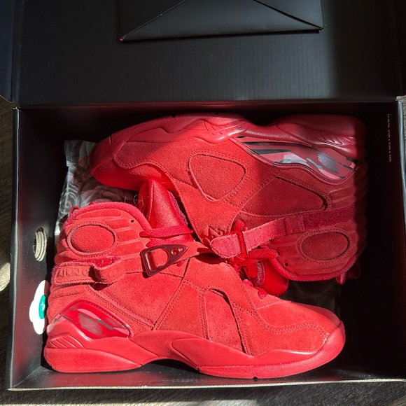 Womens Retro Jordan 8 Valentines Like New Condition! - Picture 1 of 5